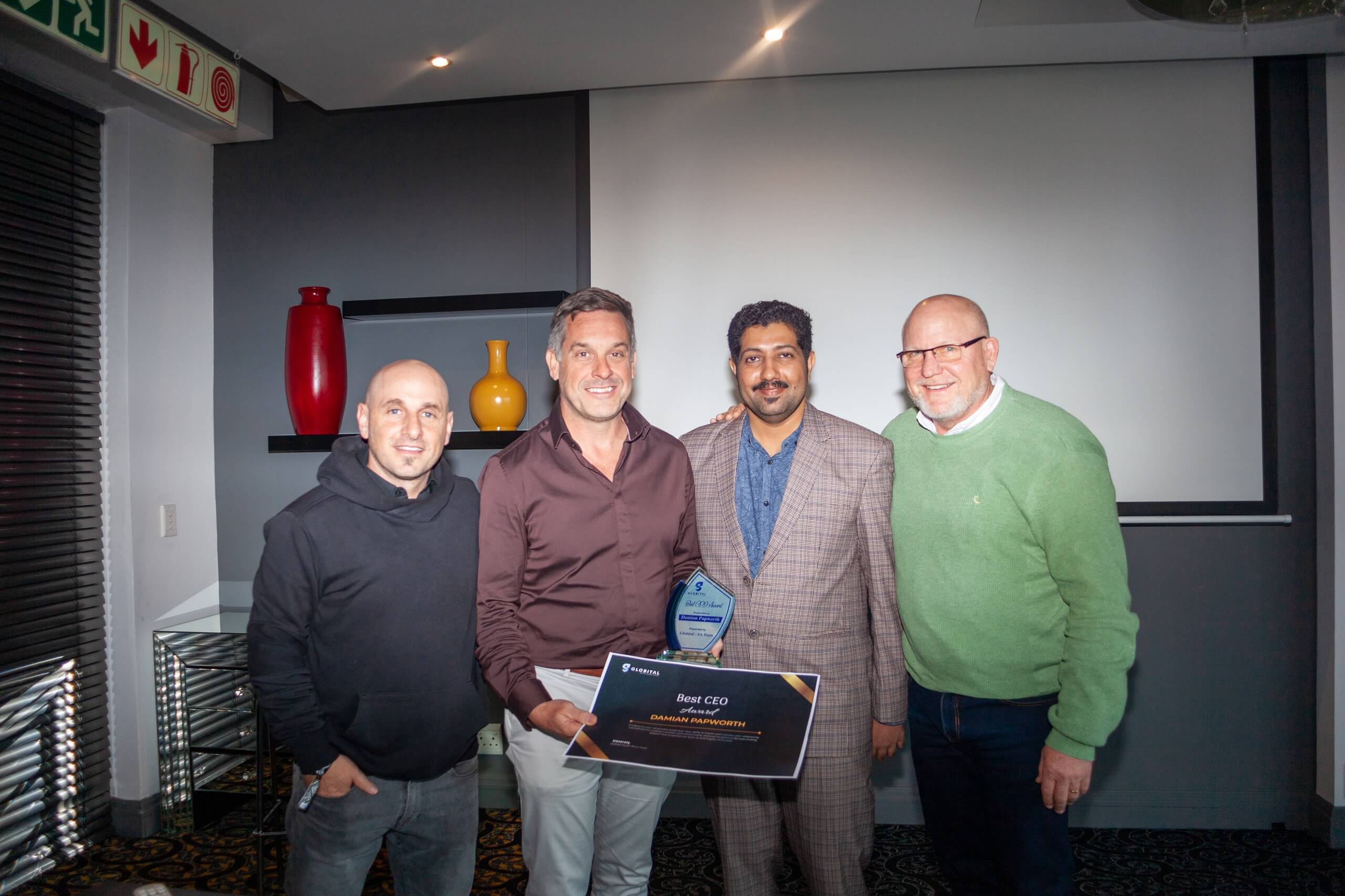 Globital Executives Visit South Africa Globital Executives Visit South Africa