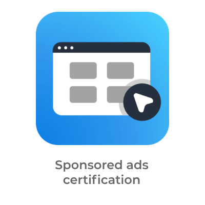 Sponsored-ads-certification