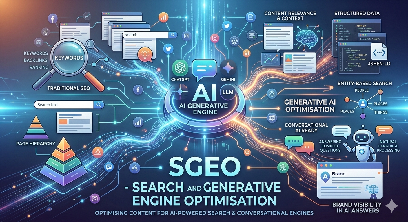 Launch of SGEO – Search & Generative Engine Optimisation